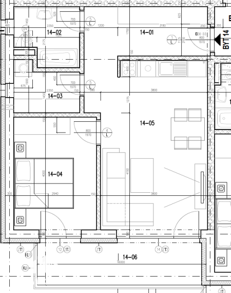 2 izbový byt  Prievidza - Riverside C 3.poschodie