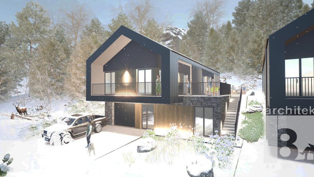 Novostavba rekreačná chata - SIM R1-