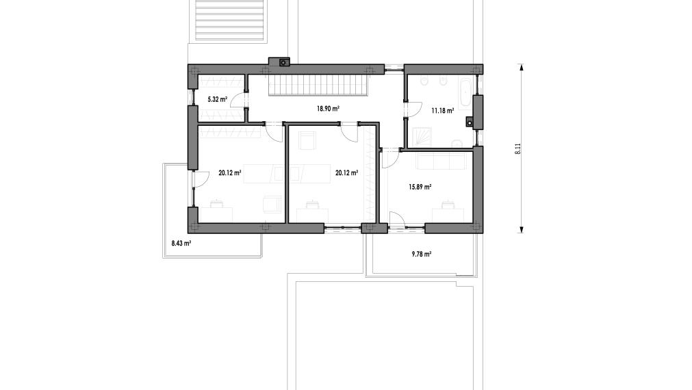 Projektová dokumentácia- Rodinného domu SIM06