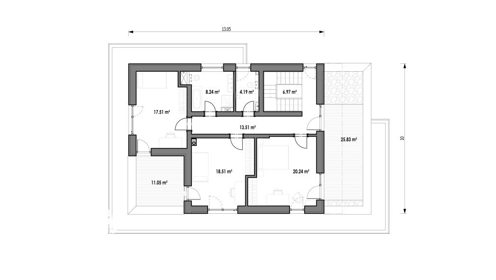 Projektová dokumentácia domu - SIM09