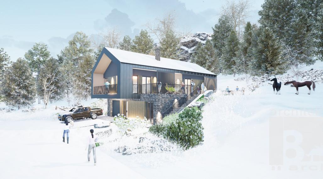 Novostavba rekreačná chata - SIM R1-